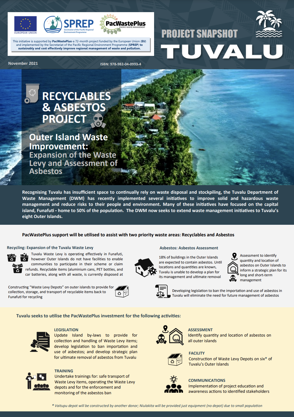 Tuvalu Project Profile – Outer Island Waste Improvement: Expansion of ...